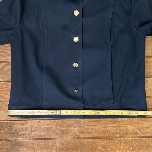 Women’s St John sport navy cotton jacket size small - Picture 8 of 8